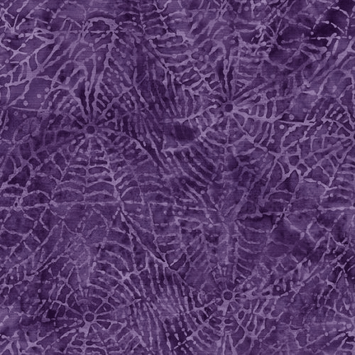Bootiful Large Web Purple Jelly - 122371430 - Island Batik - Nebraska Quilt Company - F08994