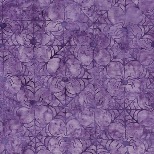 Bootiful Small Web Purple Jelly - 122372430 - Island Batik - Nebraska Quilt Company - F08985