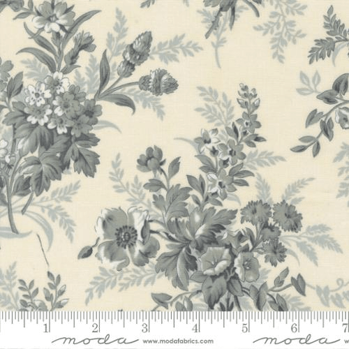 Breathtaking Blues Bouquets Florals Porcelain - 44400 11 - Moda Fabrics - Nebraska Quilt Company - F261665