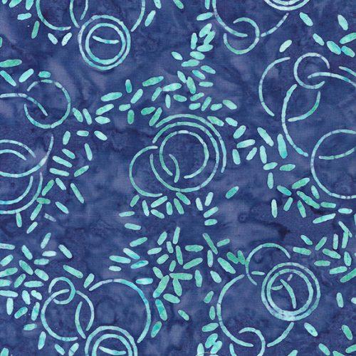 Bubbles Curves and Corners Bubbles and Jimmies Purple Blurple - 612401445 - Island Batik - Nebraska Quilt Company - F2400677