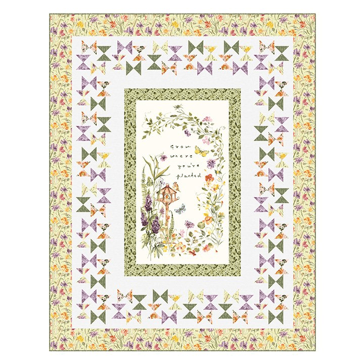 Butterfly Garden Quilt Pattern - Nebraska Quilt Company - PUB251471