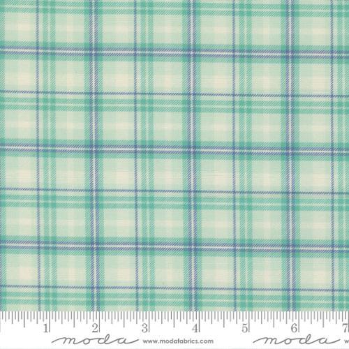 Cannon Beach Plaid Checks and Plaids Aqua - 11976 16 - Moda Fabrics - Nebraska Quilt Company - F260224