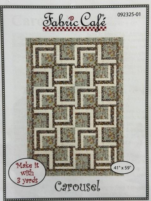 Carousel 3 - Yard Quilt Pattern - Nebraska Quilt Company - PUB08105
