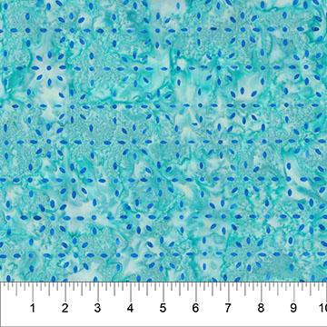 Celebrating 250 Years Small Burst Blue Green - 83552 - 65 - Banyan Batiks - Nebraska Quilt Company - F250493