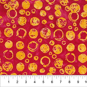 Celebration Circles Red - 83521 - 24 - Northcott Fabrics - Nebraska Quilt Company - F251615