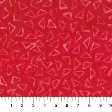 Celebration Triangles Raspberry Red - 83522 - 23 - Northcott Fabrics - Nebraska Quilt Company - F251621