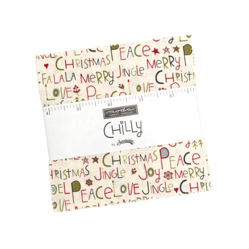 Chilly 5" Square Multi 42 Pieces - Nebraska Quilt Company - PC261359