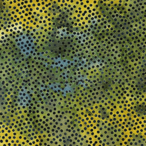 Citron Breeze Spots Green Gecko - 112309650 - Island Batik - Nebraska Quilt Company - F09718
