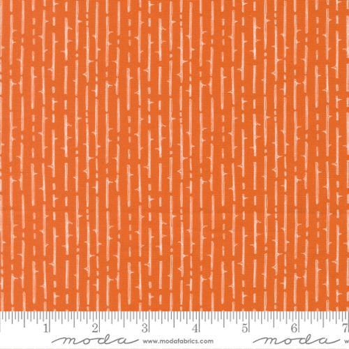 Coven Thorny Stripes Pumpkin Spice - 48806 13 - Moda Fabrics - Nebraska Quilt Company - F261606