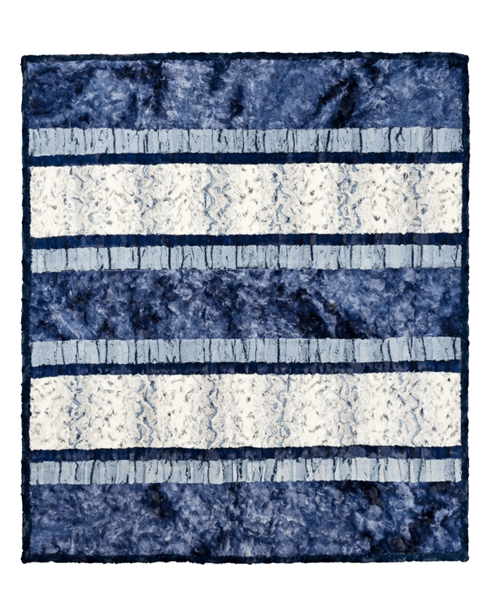 Crazy 8 Cuddle® Kit True Blue - Nebraska Quilt Company - K03676