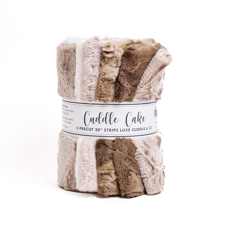 Cuddle Cake Luxe Cuddle Artic Lynx Ice Taupe - Nebraska Quilt Company - PC250407