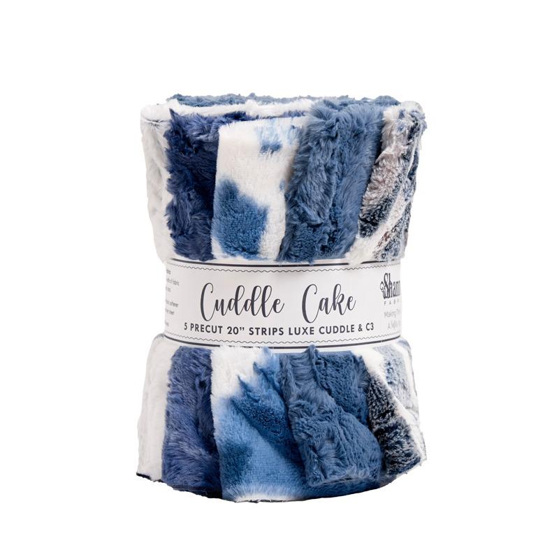 Cuddle Cake Luxe Cuddle Frosted Himalayan Navy - Nebraska Quilt Company - PC250408
