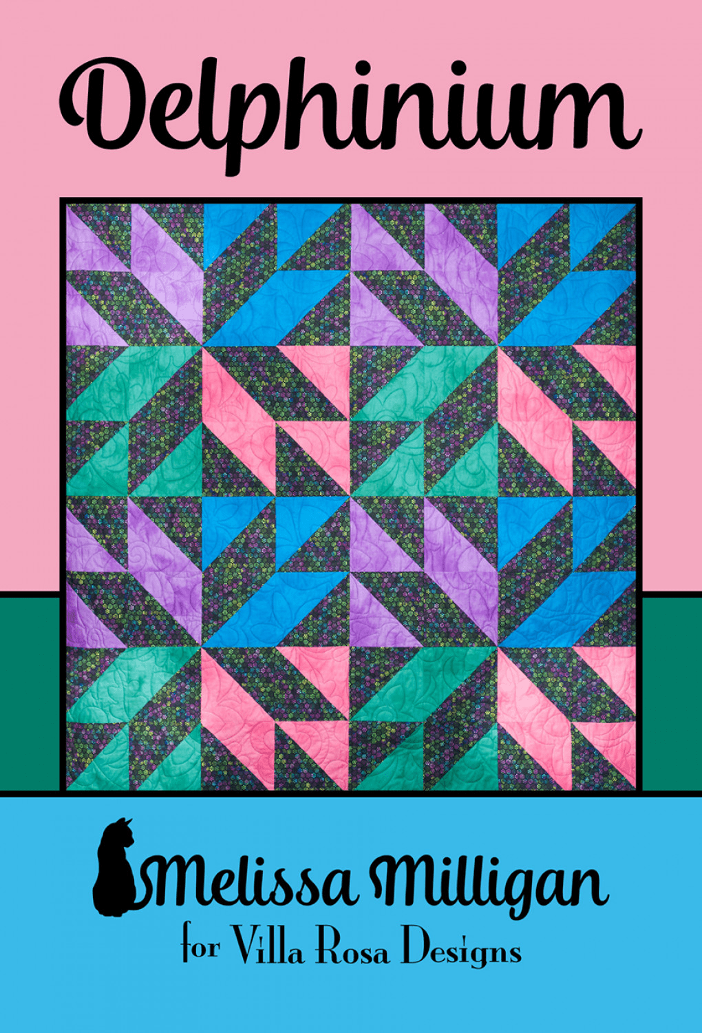 Delphinium Pattern - Nebraska Quilt Company - PUB09529
