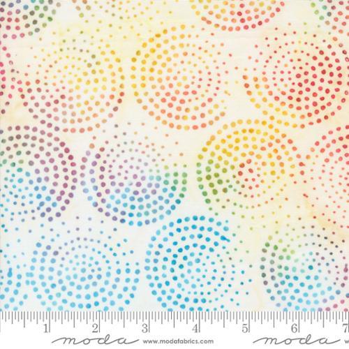 Echo Batiks Rainbow Cream Swirl Multi - 4369 11 - Moda Fabrics - Nebraska Quilt Company - F2401448