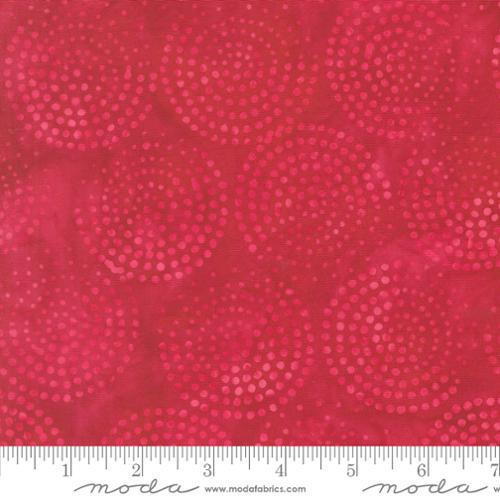 Echo Batiks Swirl Crimson Red - 4369 17 - Moda Fabrics - Nebraska Quilt Company - F2401454