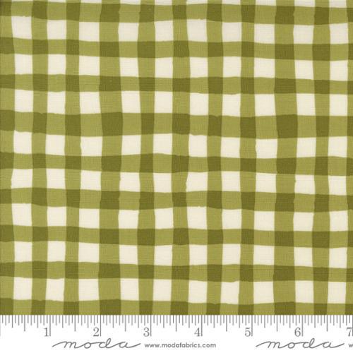 Emmitt and Ivy Winter Picnic Checks & Plaids Gingham Green - 55693 13 - Moda Fabrics - Nebraska Quilt Company - F2402772