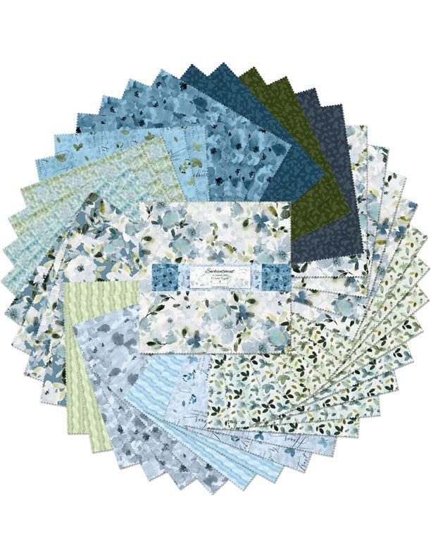 Enchantment 10" Squares Multi 42 Pieces - Nebraska Quilt Company - PC02510