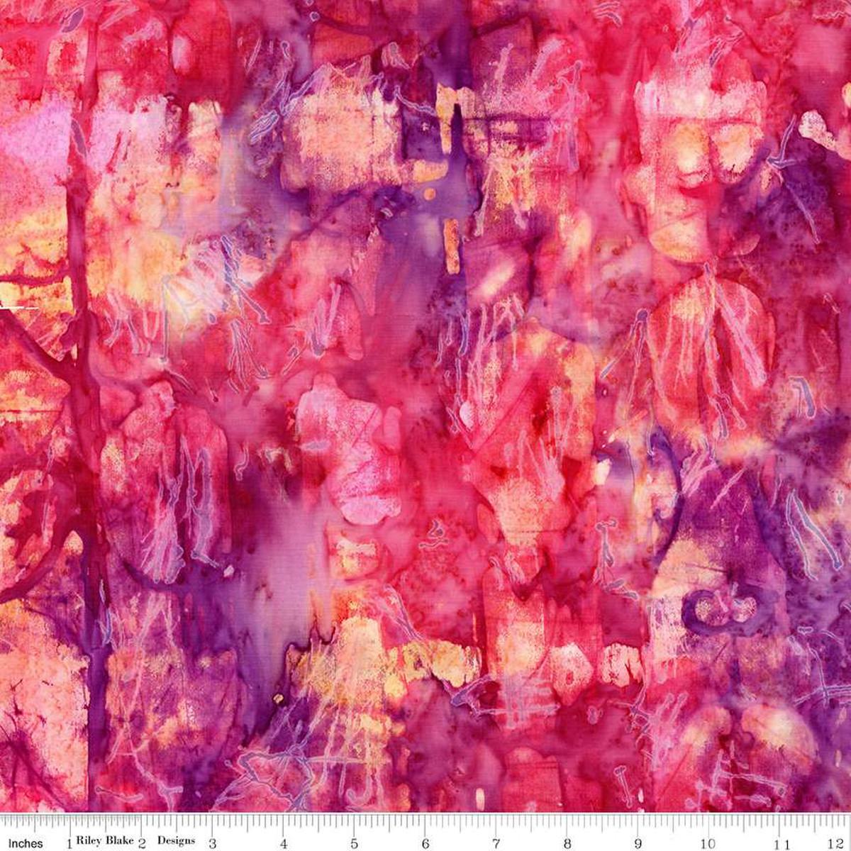 Express Yourself! Abstract Berry Persimmon - BT23075 - 208 - Riley Blake Designs - Nebraska Quilt Company - F2401143