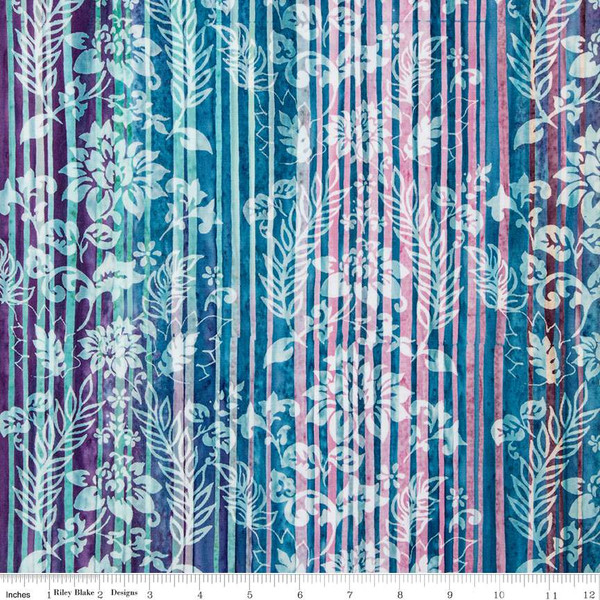 Express Yourself! Color Bands Raspberry Jade - BT23027 - 284 - Riley Blake Designs - Nebraska Quilt Company - F09199
