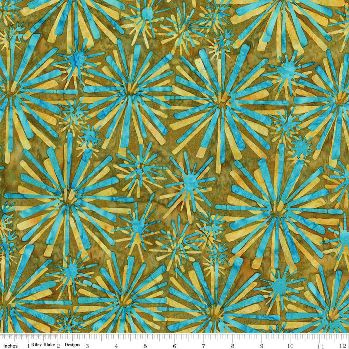 Expressions Batiks Retro Revival Fireworks Antique Gold Green - BT23270 - 259 - Riley Blake Designs - Nebraska Quilt Company - Expressions Batiks Retro Revival Fireworks Antique Gold Green - BT23270 - 259 - Riley Blake Designs