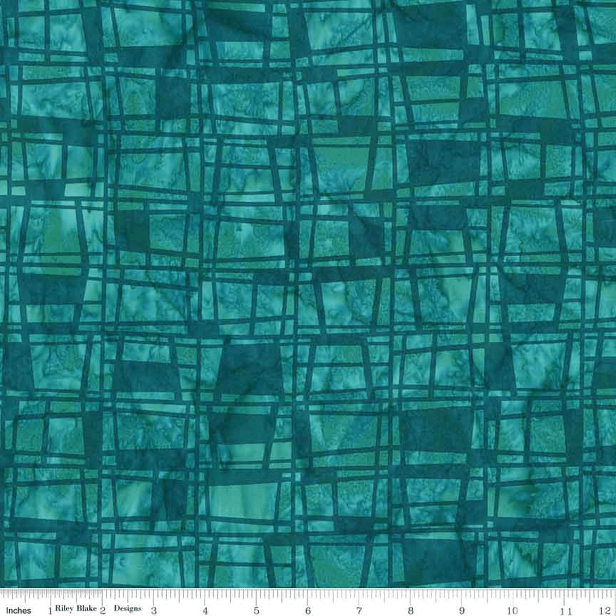 Expressions Batiks Retro Revival Rectangles Tempo Teal - BT23273 - 277 - Riley Blake Designs - Nebraska Quilt Company - Expressions Batiks Retro Revival Rectangles Tempo Teal - BT23273 - 277 - Riley Blake Designs