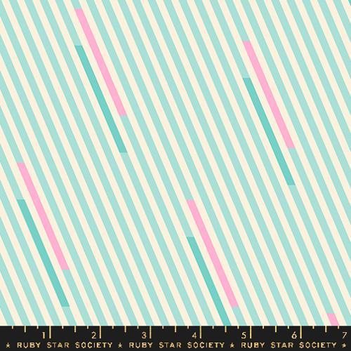 Eye Candy Stripes 80s Blender Frost Aqua Blue - RS5155 13 - Ruby Star Society - Nebraska Quilt Company - F2400578