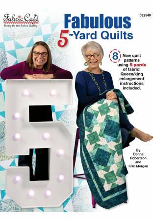 Fabulous 5 - Yard Quilts Book - Nebraska Quilt Company - PUB250033