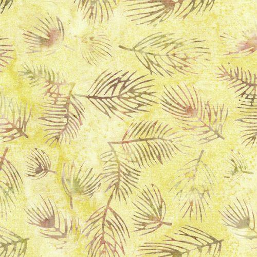 Fall Flair Pine Needles Yellow Parchment - 122447203 - Island Batik - Nebraska Quilt Company - F2403248