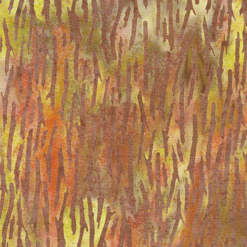 Fall Flair Twigs Multi Orange Yellow - 122449897 - Island Batik - Nebraska Quilt Company - F2403247