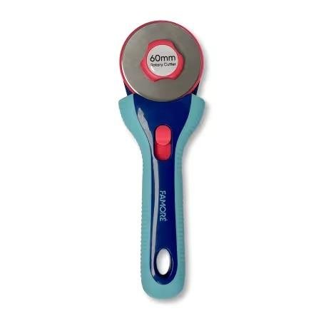 Famore Rotary Handle with (1) 60mm Blade - Nebraska Quilt Company - N251443