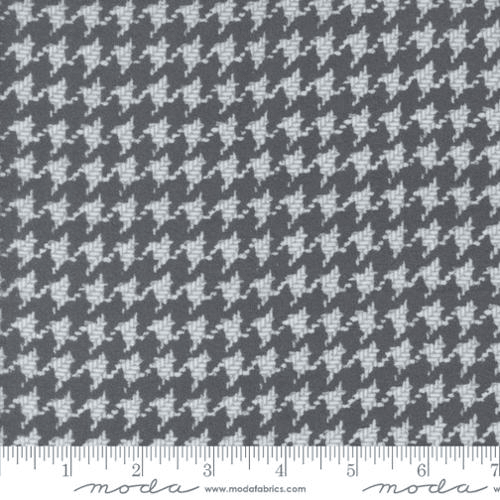 Farmhouse Flannels III Houndstooth Graphite - 49270 15F - Moda Fabrics - Nebraska Quilt Company - F09053