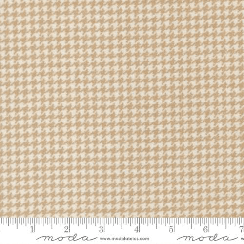 Flannel Gather Hounds Tooth Cream - 49340 11F - Moda Fabrics - Nebraska Quilt Company - F262043