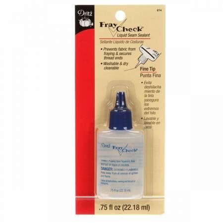 Fray Check Liquid Seam Seal 0.75 oz - Nebraska Quilt Company - N00085