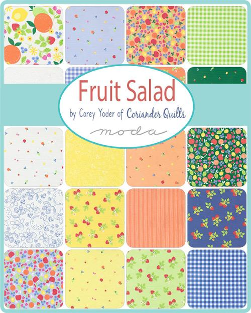 Fruit Salad Fat Quarter Bundle Multi 40 Pieces - Nebraska Quilt Company - Fruit Salad Fat Quarter Bundle Multi 40 Pieces