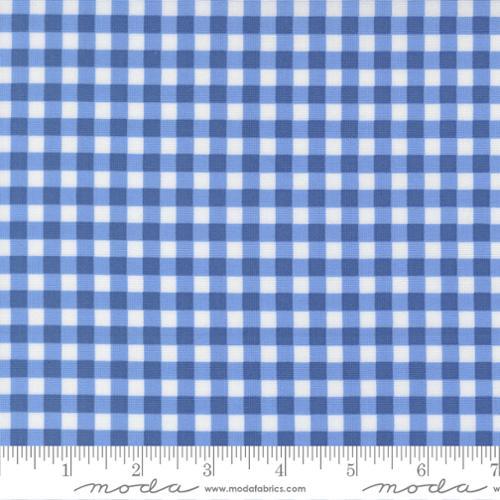 Fruit Salad Gingham Checks and Plaids Cobalt Blue - 29245 24 - Moda Fabrics - Nebraska Quilt Company - F260924