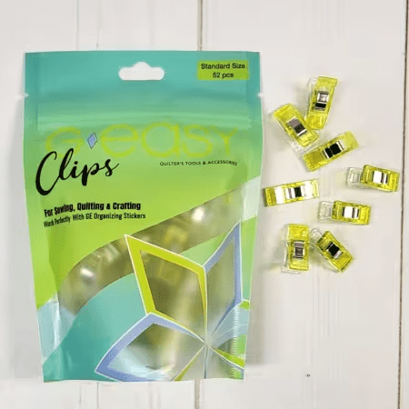 G Easy Organizing Clips Standard Yellow - Nebraska Quilt Company - N2501637