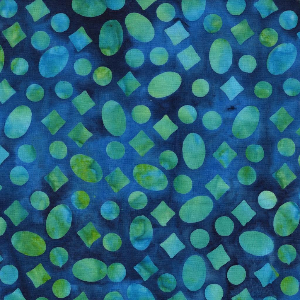 Garden Gate Gravel Blue Cornflower - 412501570 - Island Batik - Nebraska Quilt Company - F260427