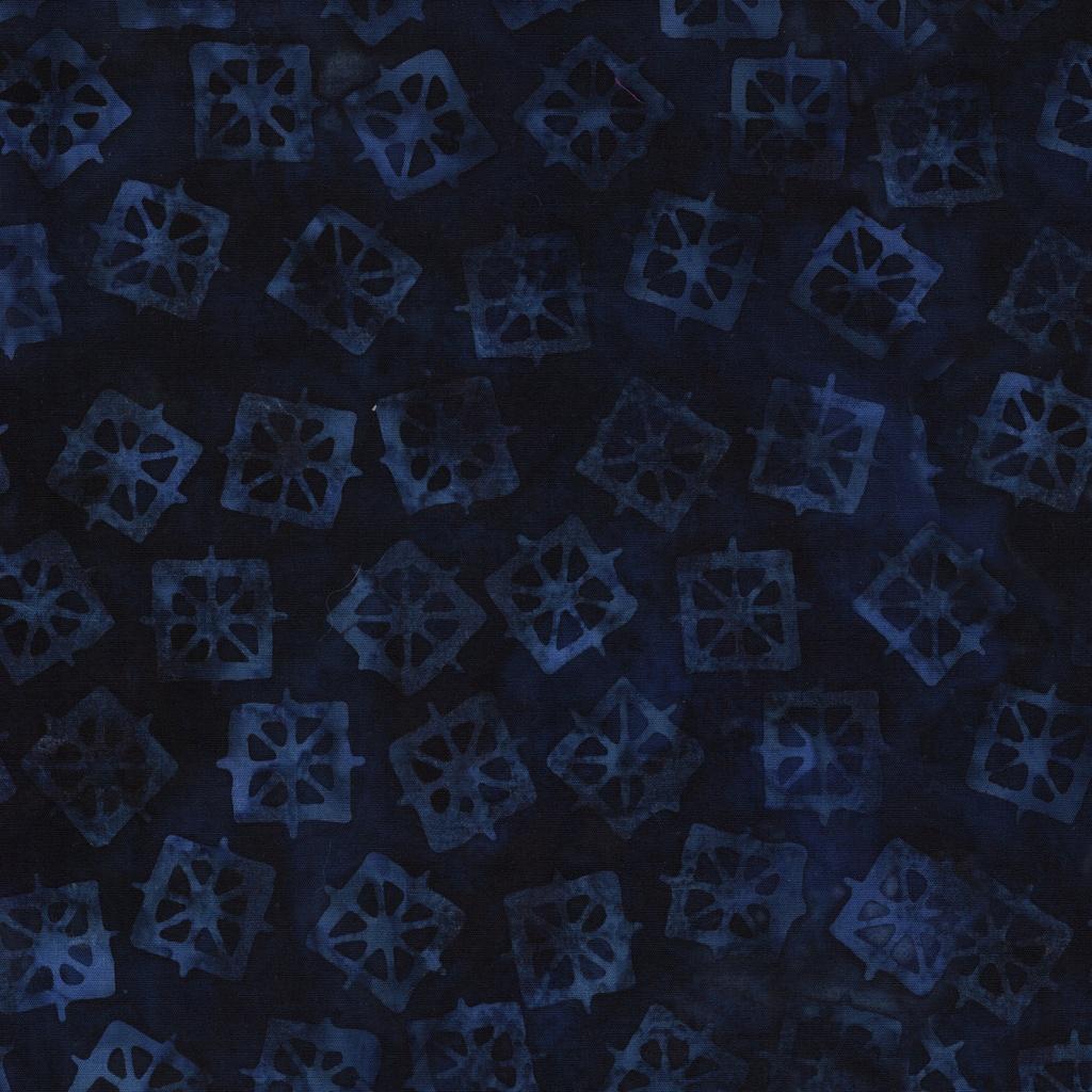 Garden Gate Lantern Blue Navy - 412502585 - Island Batik - Nebraska Quilt Company - F260428