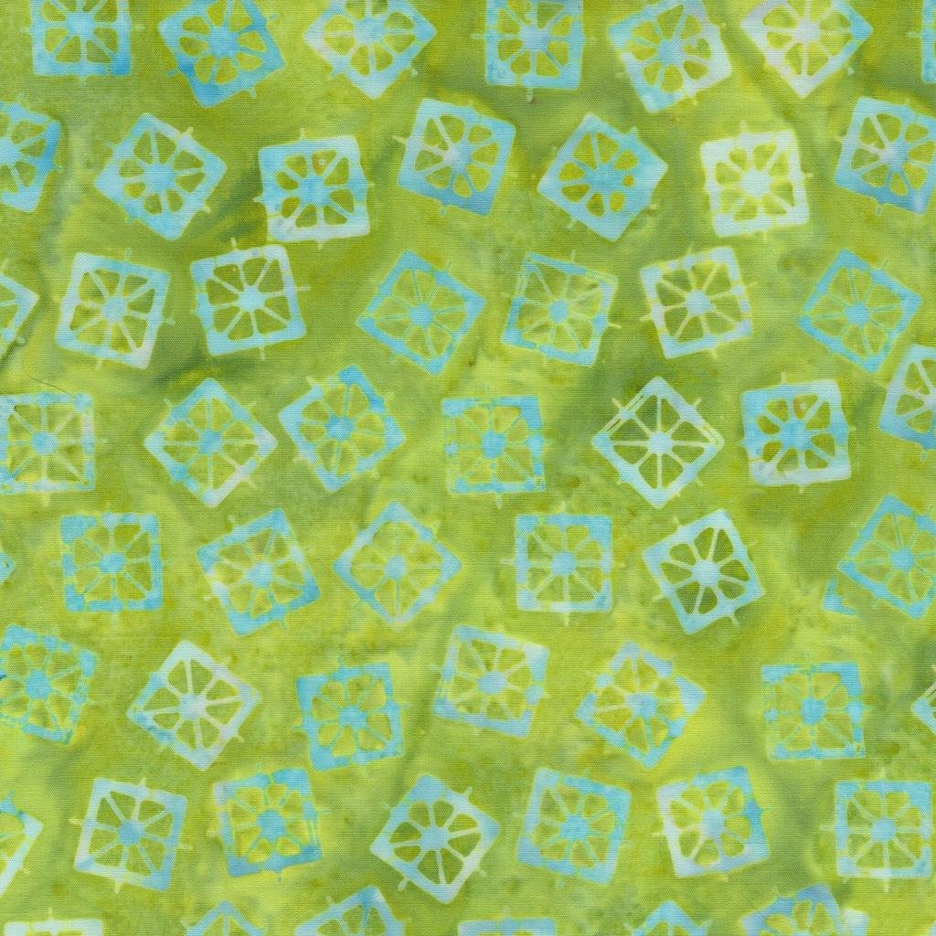 Garden Gate Lantern Green Lemongrass - 412502630 - Island Batik - Nebraska Quilt Company - F260463