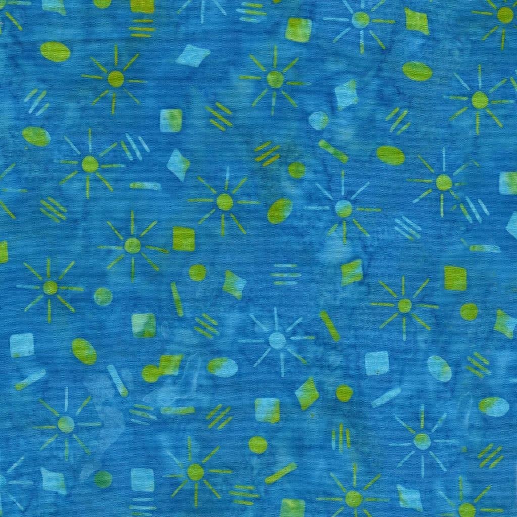 Garden Gate Sparkles Teal Surf - 412505940 - Island Batik - Nebraska Quilt Company - F260408