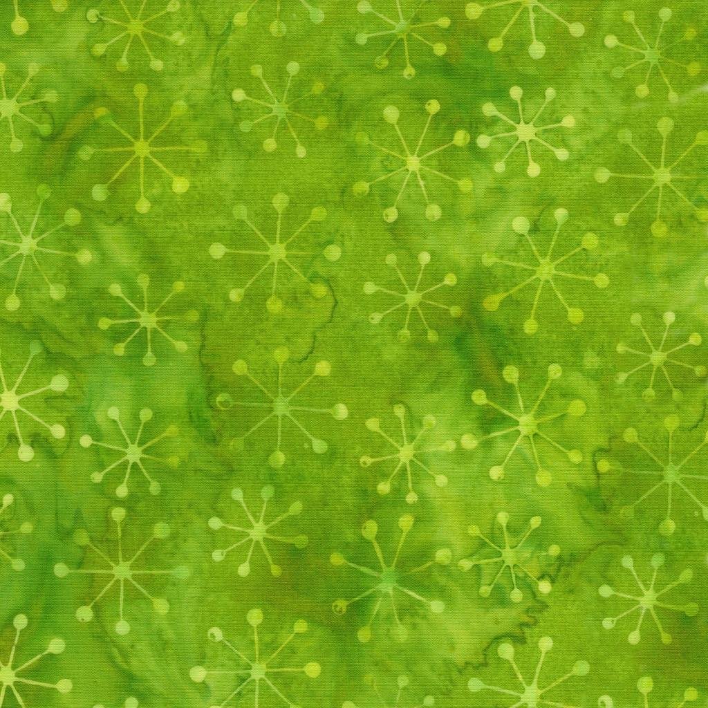 Garden Gate Sundial Green Lemongrass - 412506630 - Island Batik - Nebraska Quilt Company - F260411