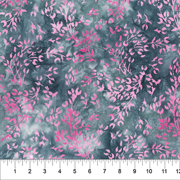 Gatsby Rosebuds - Gray - 83261 - 93 - Banyan Batiks - Nebraska Quilt Company - F08805