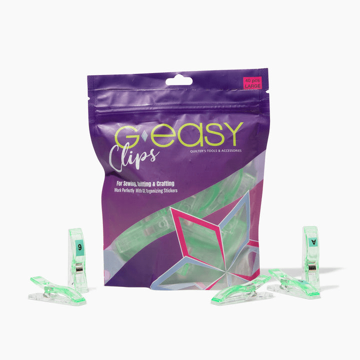 GEasy Organizing Clips Large Green - Nebraska Quilt Company - N250344