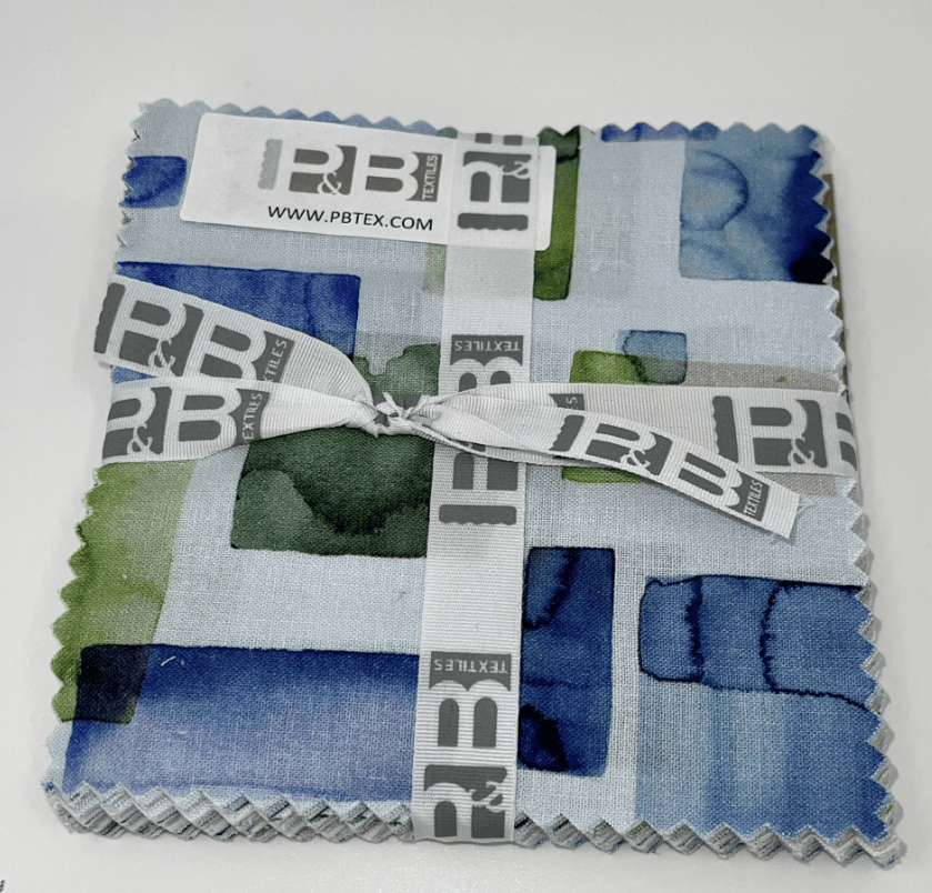 Gemstones 5" Squares Multi 42 Pieces - Nebraska Quilt Company - PC08492