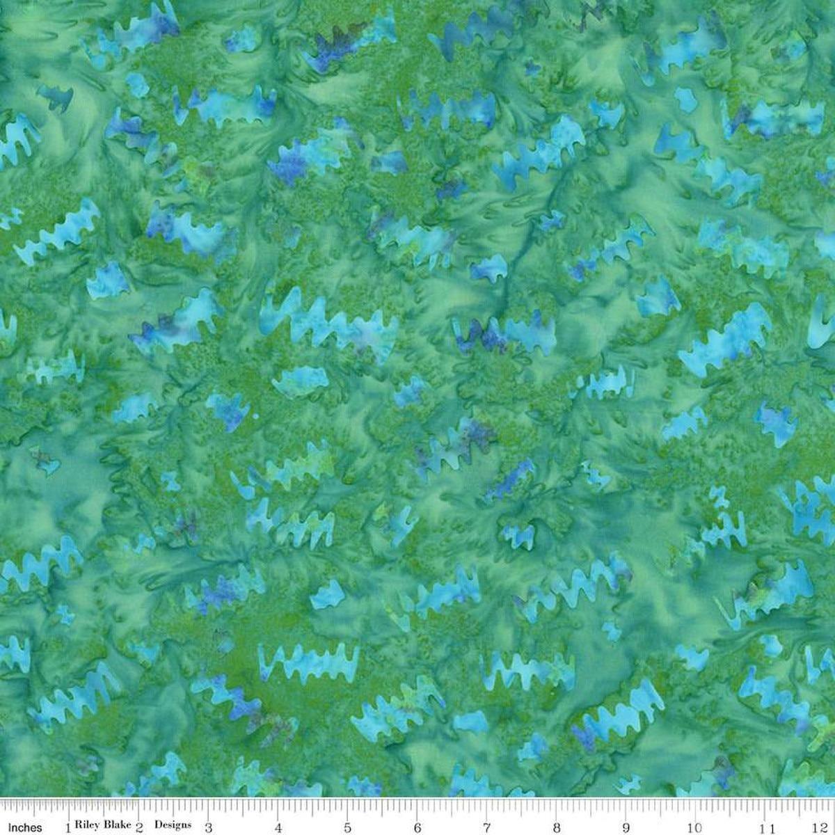 Good Vibrations Squiggles Emerald Green - BT23314 - 317 - Riley Blake Designs - Nebraska Quilt Company - Good Vibrations Squiggles Emerald Green - BT23314 - 317 - Riley Blake Designs