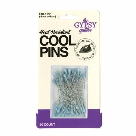 Gypsy Quilter Cool Pins Bohemian Blue 50 Pieces - Nebraska Quilt Company - N15615