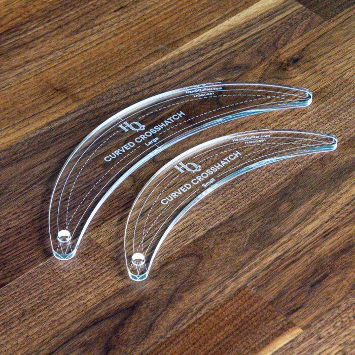 Handi Quilter Curved Crosshatch Rulers - Set of 2 - Nebraska Quilt Company - Handi Quilter Curved Crosshatch Rulers - Set of 2