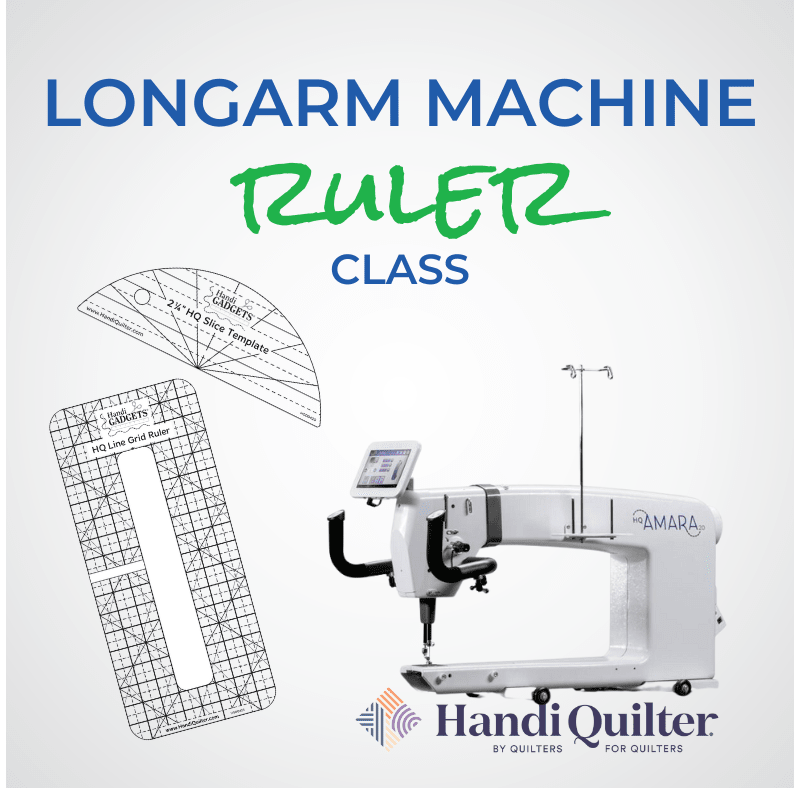 Handi Quilter Longarm Machine Ruler Class Friday, May 22nd, 2026 - 3 PM to 5 PM - Nebraska Quilt Company - EVE2502495