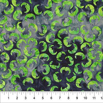 Happy Haunting Moon Citrus Green - 83708 - 72 - Banyan Batiks - Nebraska Quilt Company - F260944