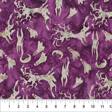 Happy Haunting Spooky Tree Pansy - 83706 - 85 - Banyan Batiks - Nebraska Quilt Company - F260937